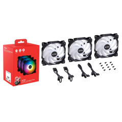 XPG VENTO 120 ARGB PWM Carcasa del ordenador Ventilador 12 cm 3 pieza(