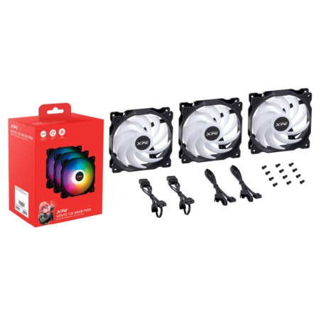 XPG VENTO 120 ARGB PWM Carcasa del ordenador Ventilador 12 cm 3 pieza(