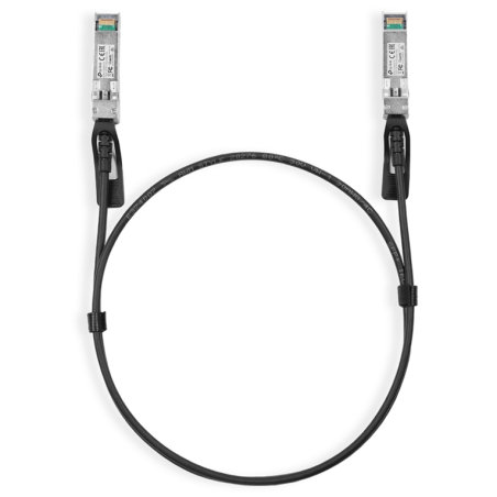 TP-Link TL-SM5220-1M Cable de fibra óptica e InfiniBand SFP+ DAC Negro