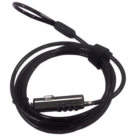 Ewent EW1238 cable antirrobo Negro 1,8 m