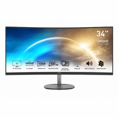 Monitor led 34 pulgadas msi mp341cq dp hdmi mm curvo uwqhd 100 panoram