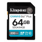 Tarjeta memoria sdxc 64gb kingston canvas go! plus uhs - i clase 10
