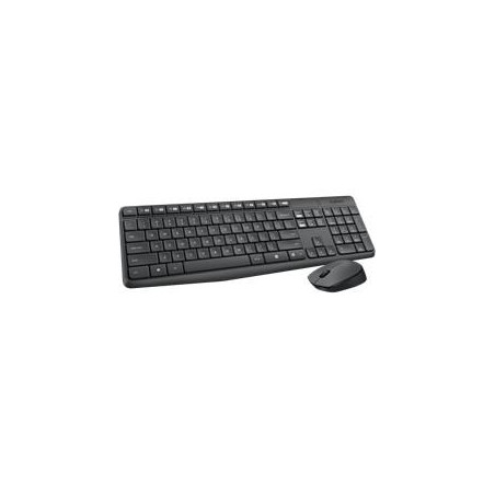 Teclado + mouse logitech mk235 wireless inalambrico frances