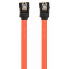 Gembird CC-SATAM-DATA cable de SATA 0,5 m Negro, Rojo