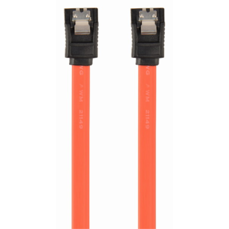 Gembird CC-SATAM-DATA cable de SATA 0,5 m Negro, Rojo