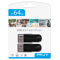 PNY Attaché 4 2.0 64GB unidad flash USB USB tipo A Negro