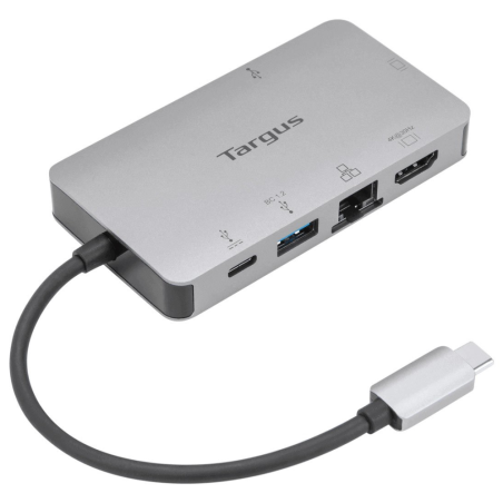 Targus DOCK419 Alámbrico USB 3.2 Gen 1 (3.1 Gen 1) Type-C Gris