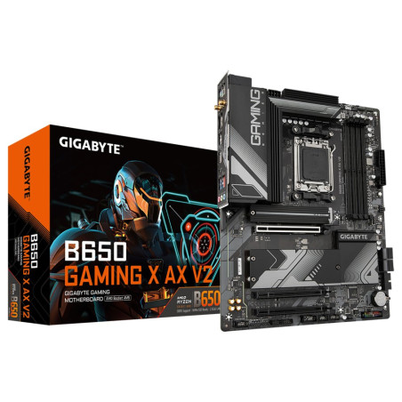 GIGABYTE B650 GAMING X AX V2 Placa base - AMD Ryzen serie 9000, VRM de