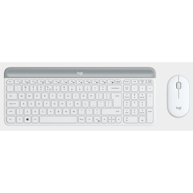 Logitech 920-009199 teclado Ratón incluido Oficina RF inalámbrico Español Blanco
