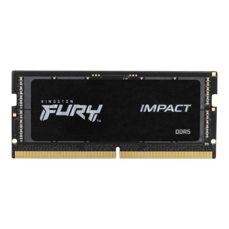 Memoria ram ddr5 32gb kingston - 4800mhz - pc5 - 38400 - fury impact - cl38 - 1.1v - sodimm