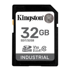 Tarjeta memoria sdhc 32gb kingston industrial uhs - i cl10