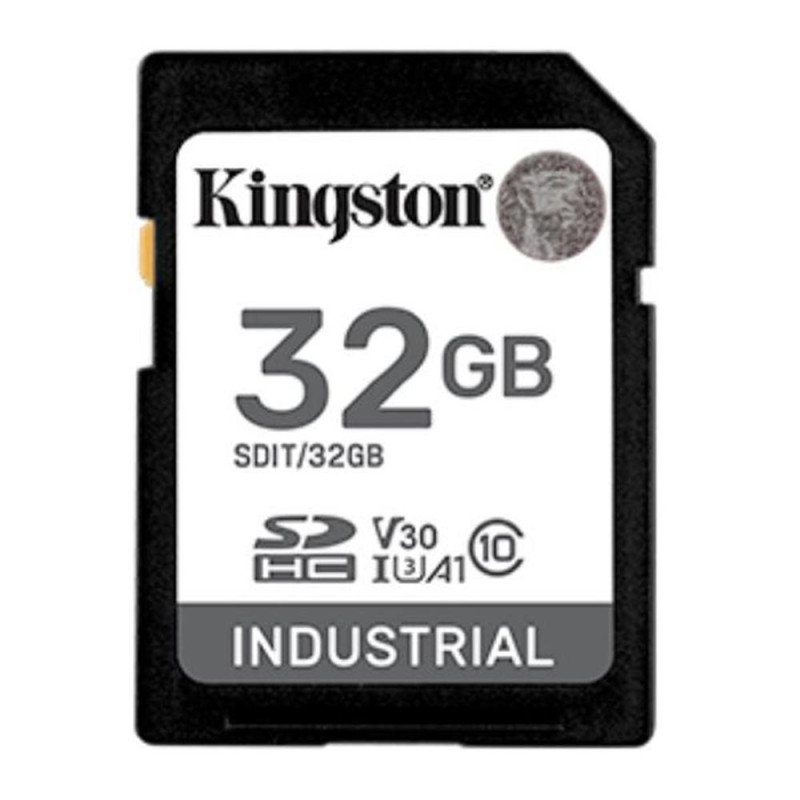 Tarjeta memoria sdhc 32gb kingston industrial uhs - i cl10