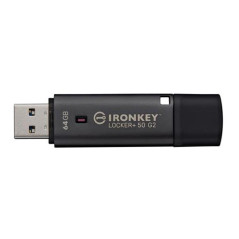 Memoria usb 3.2 kingston 64gb ironkey locker+50 g2
