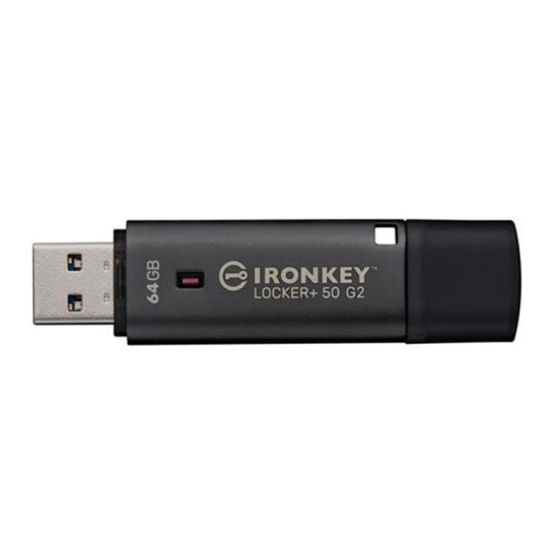 Memoria usb 3.2 kingston 64gb ironkey locker+50 g2