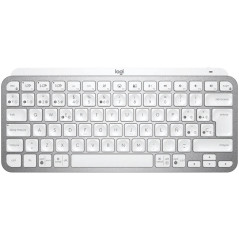 Teclado logitech mx keys gris palido wireless inalambrico español bate