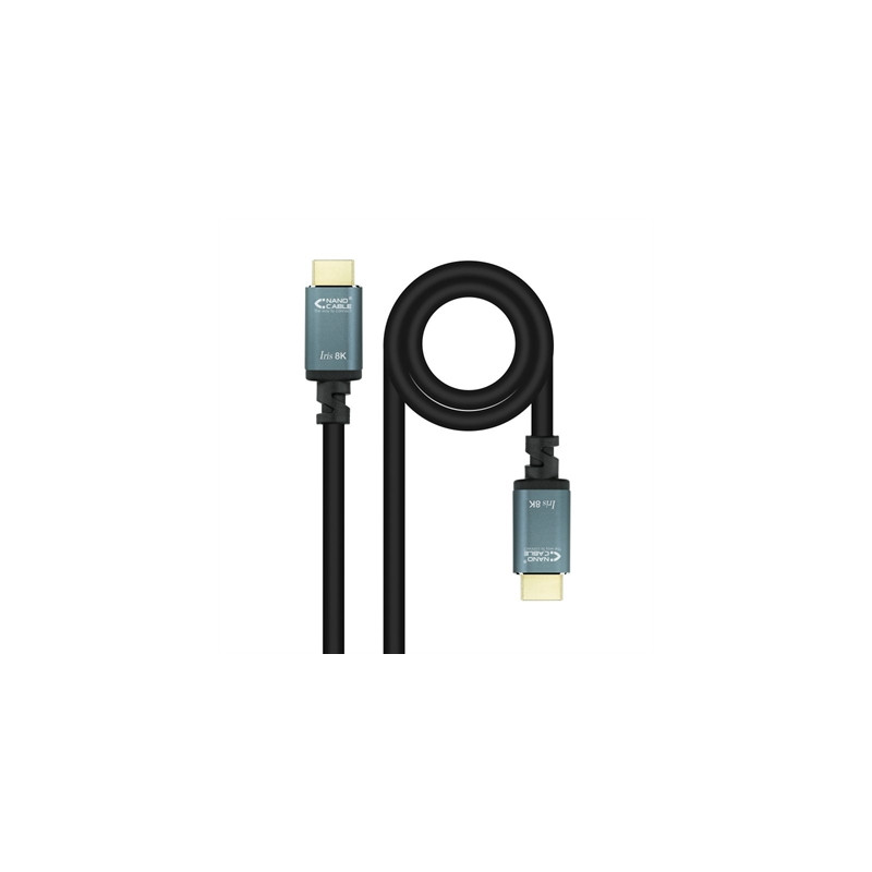 Cable hdmi 2.1 nanocable 8k 3m - macho - macho