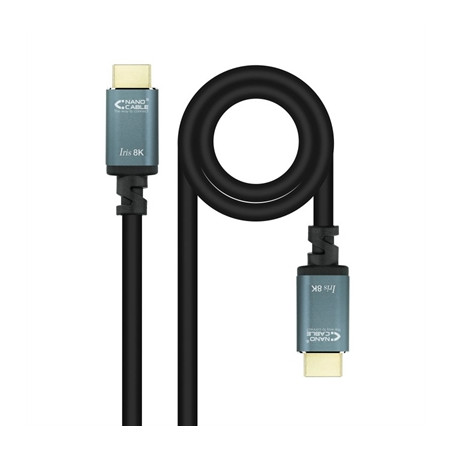 Cable hdmi 2.1 nanocable 8k 3m - macho - macho