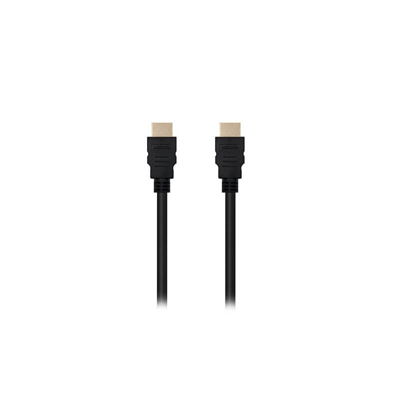 Cable hdmi 2.0 premium tipo a a hdmi tipo a nanocable 3m - macho - macho - alta velocidad - 4k - 18gbps - negro