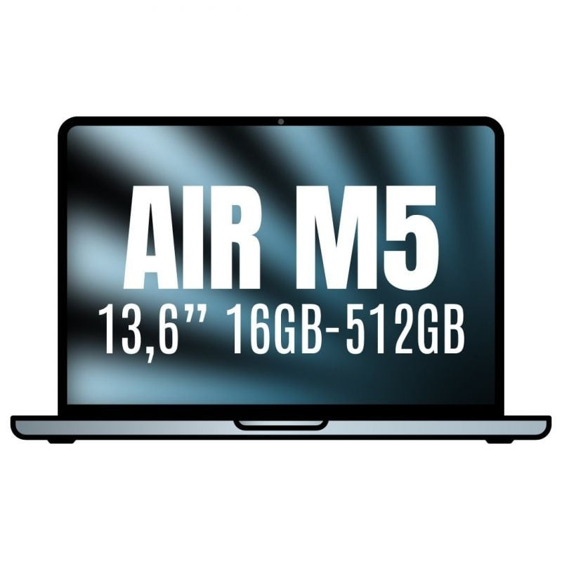 Apple Macbook Air 13,6/ M5 10-Core CPU/ 16GB/ 512GB SSD/ 8-Core GPU/ Azul