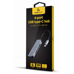Gembird UHB-CM-U3P1U2P3-01 base para portátil y replicador de puertos 