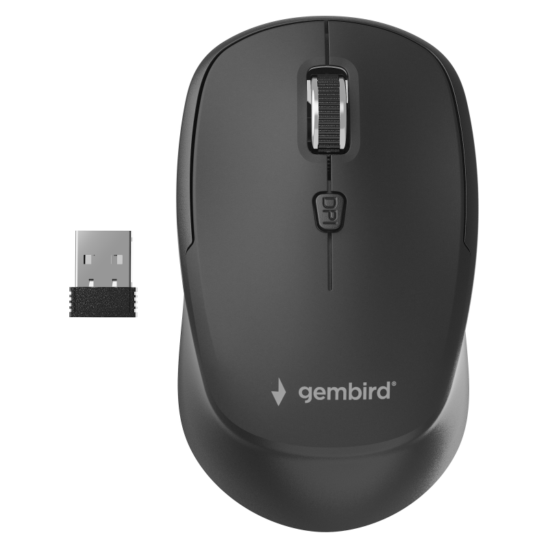 Gembird MUSW-4B-05 ratón Oficina RF inalámbrico Óptico 1600 DPI
