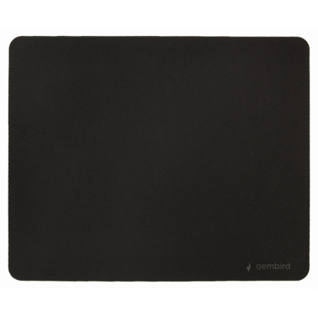Gembird MP-S-BK-M alfombrilla para ratón Negro