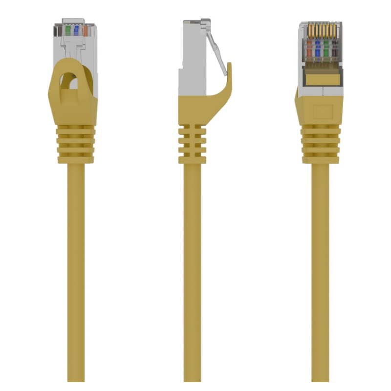 Gembird PP6-1M/Y cable de red Amarillo Cat6 F/UTP (FTP)