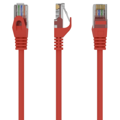 Gembird PP6U-3M/R cable de red Rojo Cat6 U/UTP (UTP)