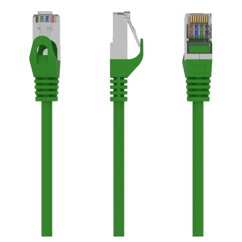 Gembird 1m CAT6 cable de red Verde F/FTP (FFTP)