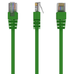 Gembird PP12-1M/G cable de red Verde Cat5e