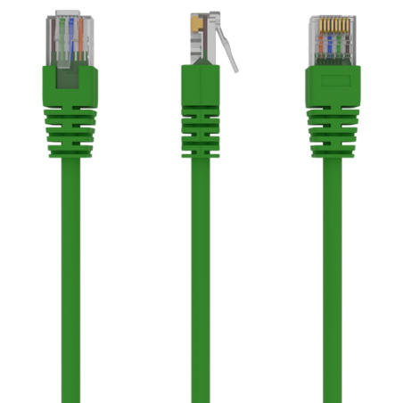 Gembird PP12-1M/G cable de red Verde Cat5e