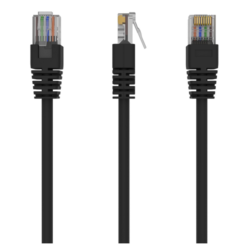 Gembird PP12-2M/BK cable de red
