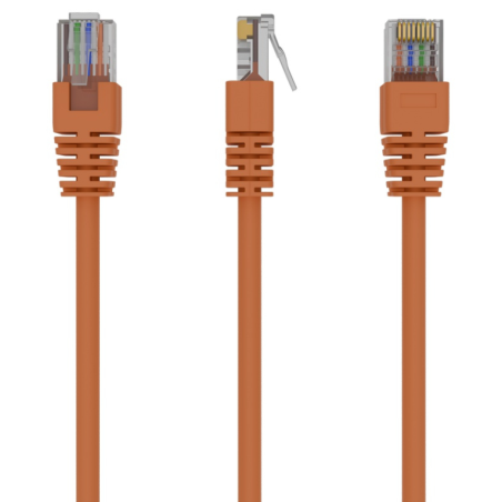 Gembird PP12-1M/O cable de red Naranja Cat5e U/UTP (UTP)