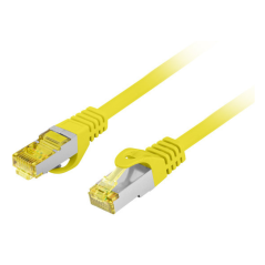 Lanberg PCF6A-10CU-0100-Y cable de red Amarillo 1 m Cat6a S/FTP (S-STP