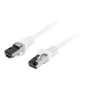 Lanberg PCF8-10CU-0300-W cable de red Blanco 3 m Cat8.1 S/FTP (S-STP)