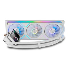 NOX Hummer M-360 LCD|Kit RL Magnético ARGB Blanco