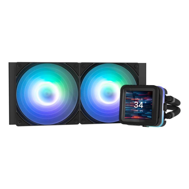 Zalman ALPHA2 DS A24 BLACK sistema de refrigeración para ordenador Procesador Sistema de refrigeración líquida todo en uno 12 cm