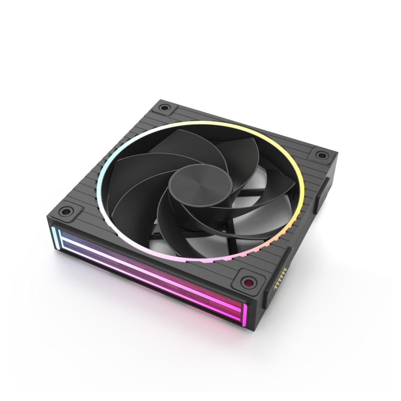 Zalman ZM-DF120R Placa base Ventilador 12,4 cm Negro 1 pieza(s)