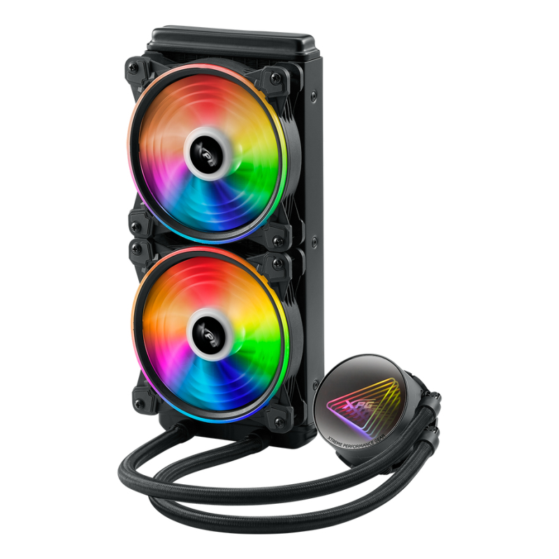 ADATA LEVANTE X 240 Procesador Sistema de refrigeración líquida todo en uno 12 cm Negro