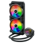 ADATA LEVANTE X 240 Procesador Sistema de refrigeración líquida todo en uno 12 cm Negro