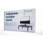 Gembird MS-TABLE-01 soporte para monitor Escritorio Negro