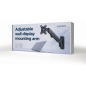 Gembird MA-WA1-01 soporte para monitor 68,6 cm (27) Pared Negro