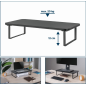 Gembird MS-TABLE-03 soporte para monitor Escritorio Negro