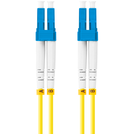 Lanberg FO-LULU-SD11-0010-YE Cable de fibra óptica e InfiniBand 3 m LC