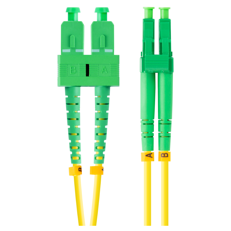 Lanberg FO-SALA-SD11-0020-YE Cable de fibra óptica e InfiniBand 2 m SC LC Amarillo