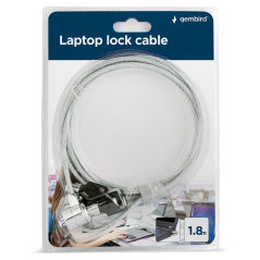 Gembird LK-K-01 cable antirrobo Plata 1,8 m