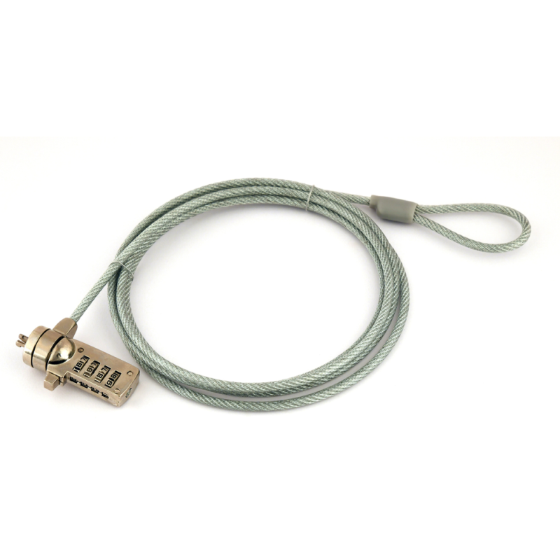 Gembird LK-CL-01 cable antirrobo Plata