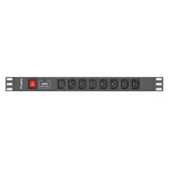 Lanberg PDU-08I-0200-C20-BK unidad de distribución de energía (PDU) 8 