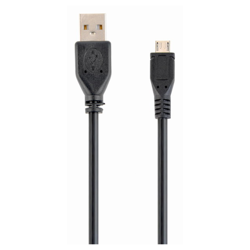 Gembird USB 2.0/microUSB 2.0, 0.3m cable USB 0,3 m USB A Micro-USB B Negro