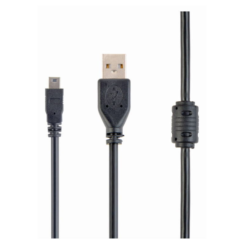 Gembird 1.8m USB 2.0 A/mini-USB cable USB 1,8 m USB A Mini-USB B Negro